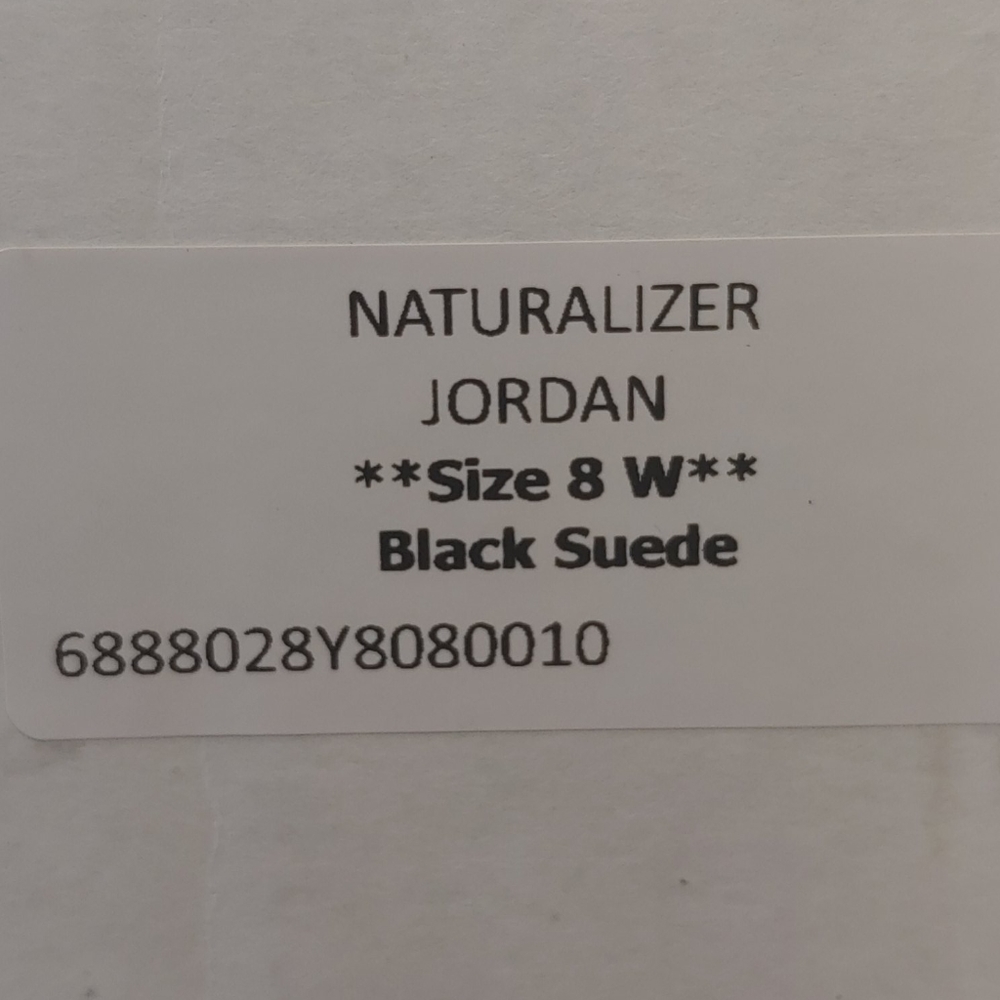 Naturalizer Jordan Suede Riding Boot Black- 8W - Picture 15 of 15